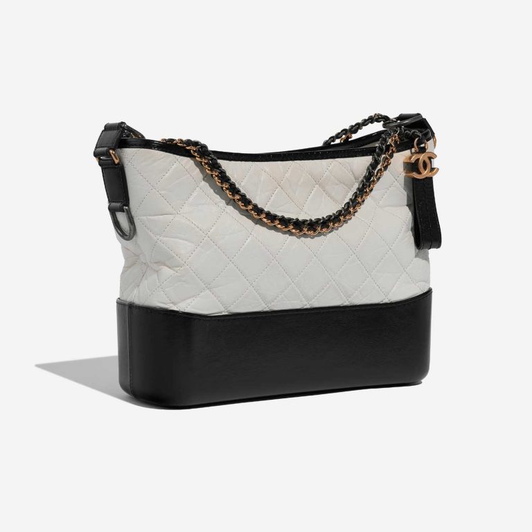 Chanel Gabrielle Medium Calf Black / White | Sell your designer bag