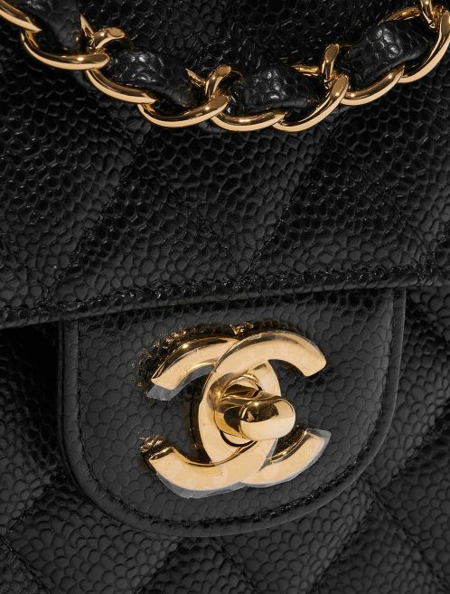 Chanel Timeless Small Black Closing System  | Sell your designer bag on Saclab.com