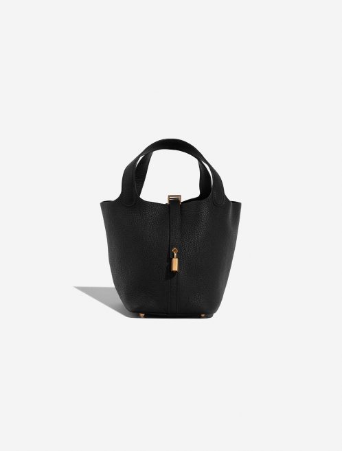 Hermès Picotin 18 Black 1F | Sell your designer bag on Saclab.com