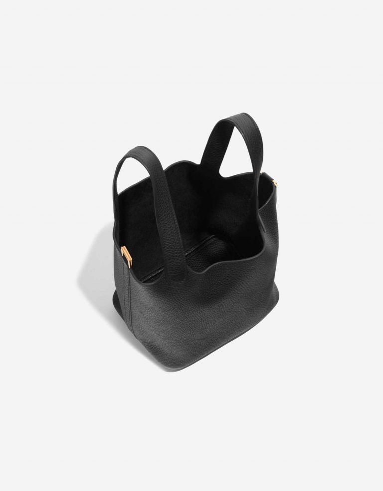 Hermès Picotin 18 Black Inside  | Sell your designer bag on Saclab.com
