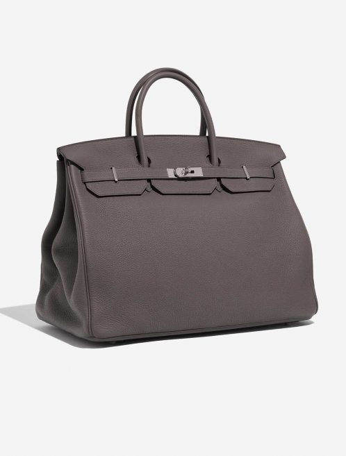 Hermès BirkinHSS 40 Etain-Malachite Side Front  | Sell your designer bag on Saclab.com