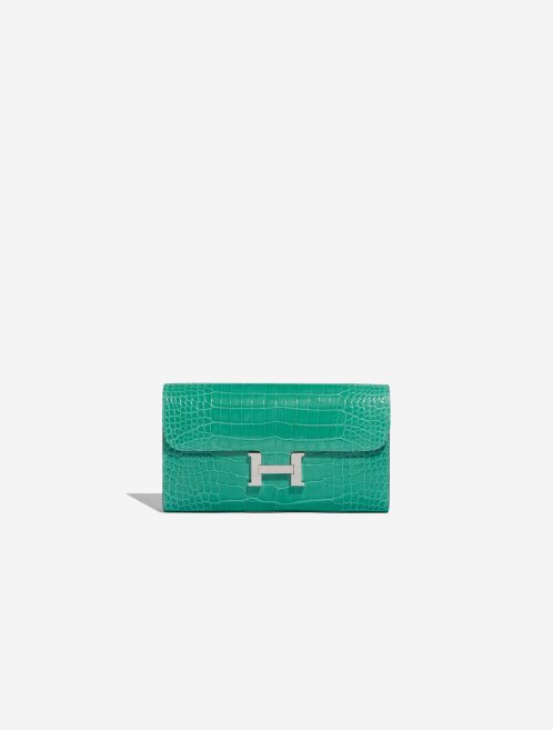 Hermès Constance Wallet VertJade Front  | Sell your designer bag on Saclab.com