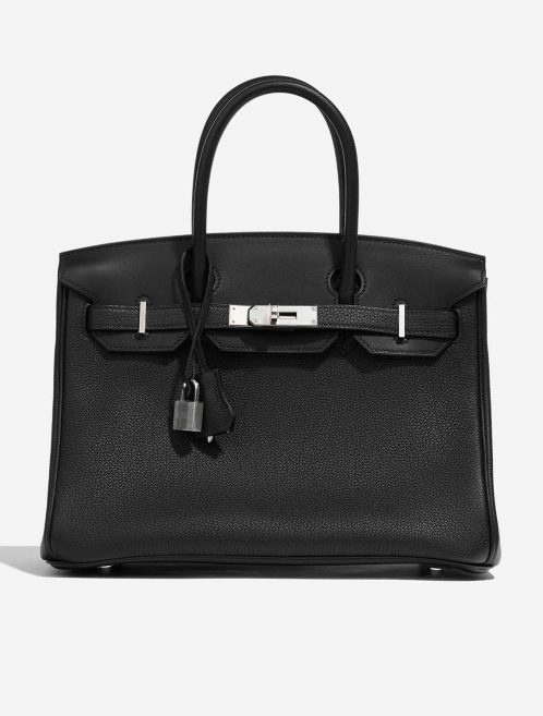 Pre-owned Hermès bag Birkin 3in1 30 Togo / Toile H / Swift Black / Ecru Black | Sell your designer bag on Saclab.com
