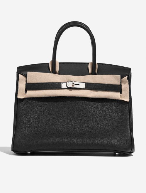 Pre-owned Hermès bag Birkin 3in1 30 Togo / Toile H / Swift Black / Ecru Black | Sell your designer bag on Saclab.com
