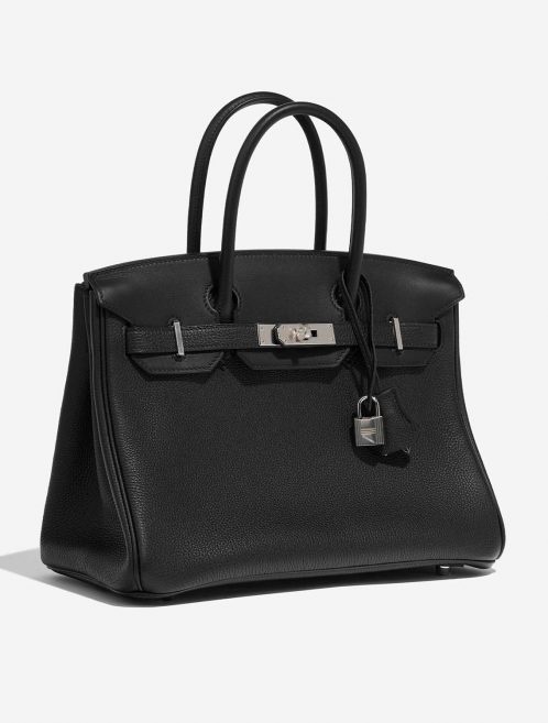 Pre-owned Hermès bag Birkin 3in1 30 Togo / Toile H / Swift Black / Ecru Black | Sell your designer bag on Saclab.com