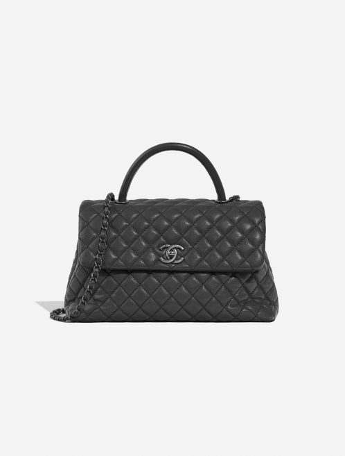 Chanel TimelessHandle Large Grey Front  | Sell your designer bag on Saclab.com