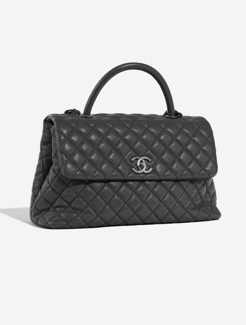 Chanel TimelessHandle Large Grey Side Front  | Sell your designer bag on Saclab.com