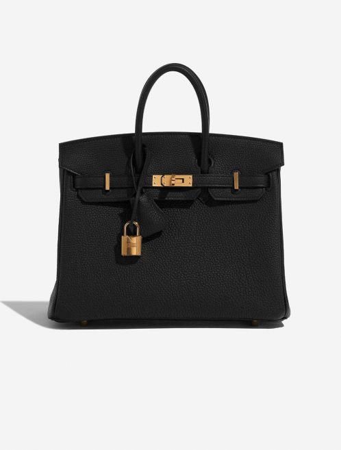 Hermès Birkin 25 Black Front  | Sell your designer bag on Saclab.com