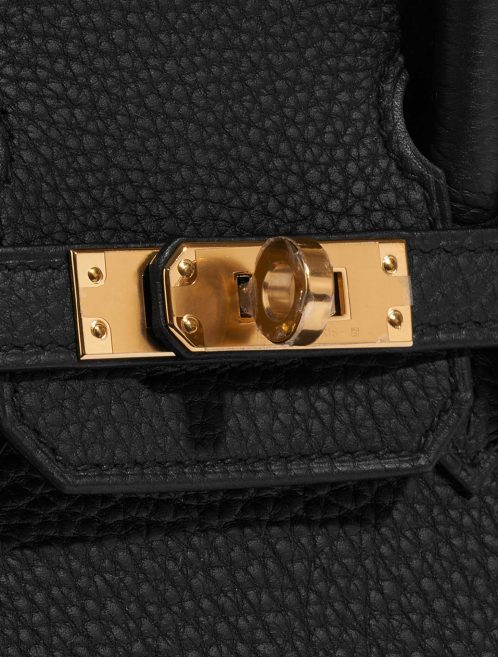 Hermès Birkin 25 Black Closing System  | Sell your designer bag on Saclab.com