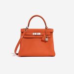 Hermès Kelly 28 Feu Front  | Sell your designer bag on Saclab.com