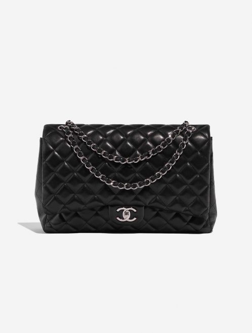 Chanel Timeless Maxi Black Front  | Sell your designer bag on Saclab.com