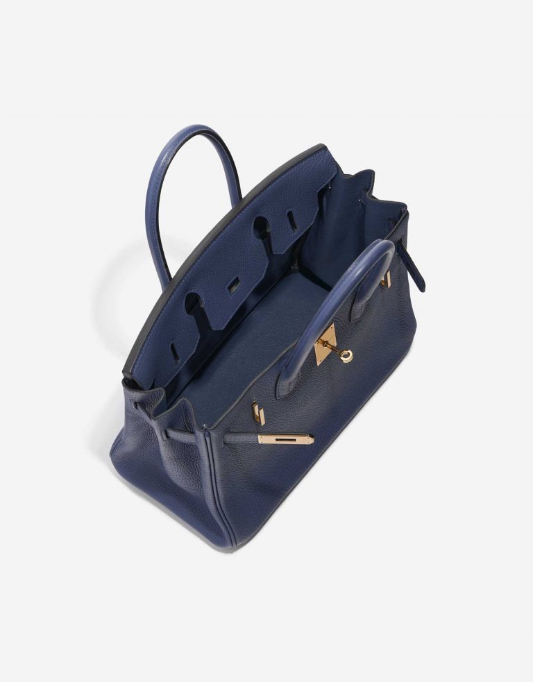 Hermès Birkin 30 BleuRoyal Inside  | Sell your designer bag on Saclab.com