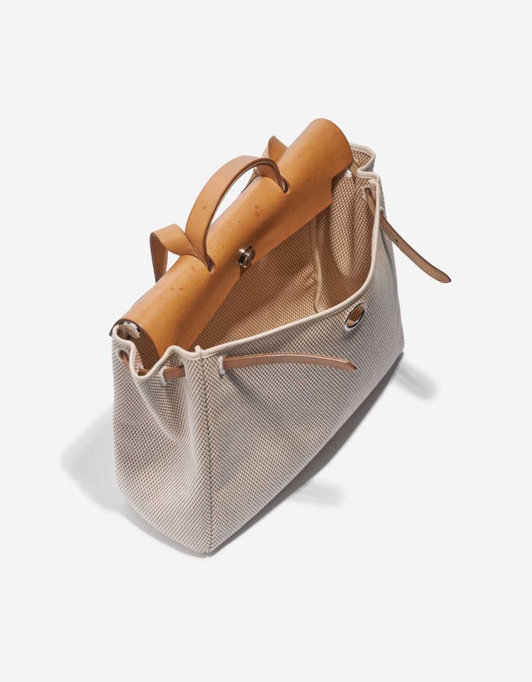 Hermès Herbag 39 SableNatural-Ecru Inside  | Sell your designer bag on Saclab.com