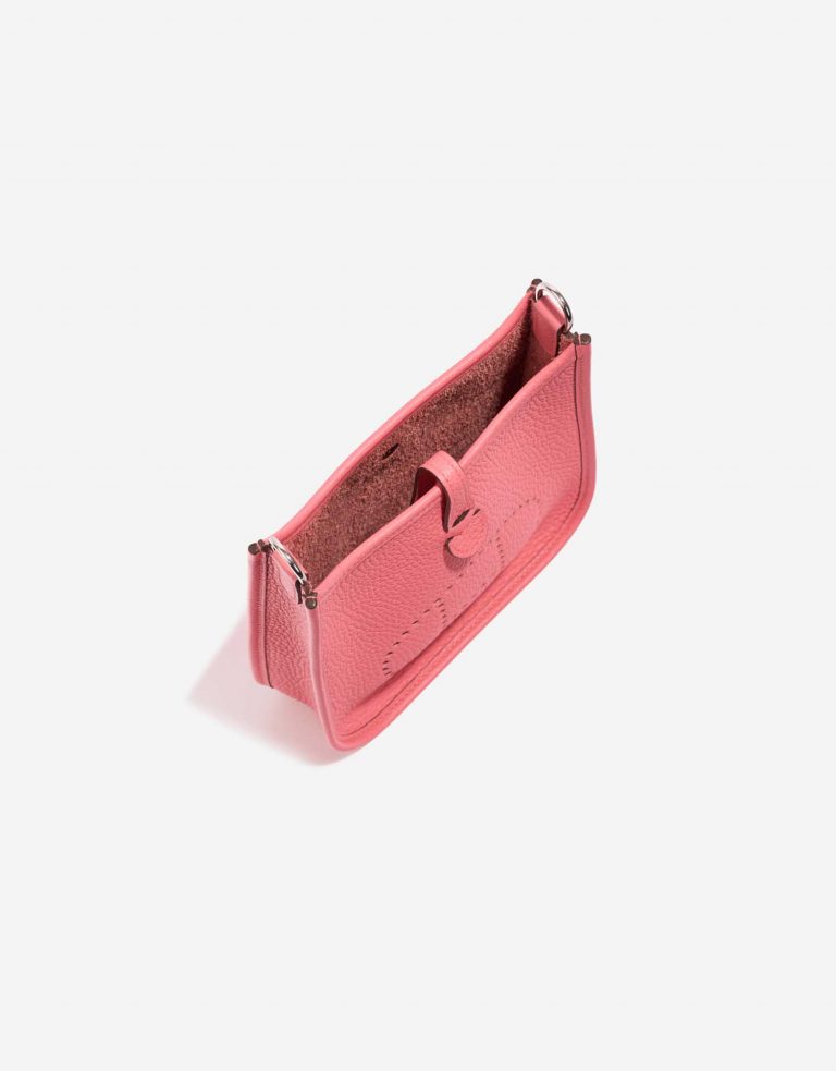 Hermès Evelyne 16 RoseAzalee Inside  | Sell your designer bag on Saclab.com