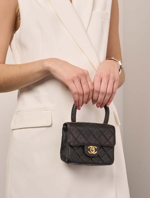 Chanel TimelessHandle Small Black Sizes Worn | Sell your designer bag on Saclab.com