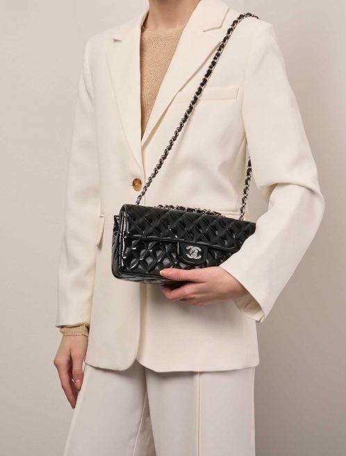 Chanel Timeless Medium Black Sizes Worn | Sell your designer bag on Saclab.com