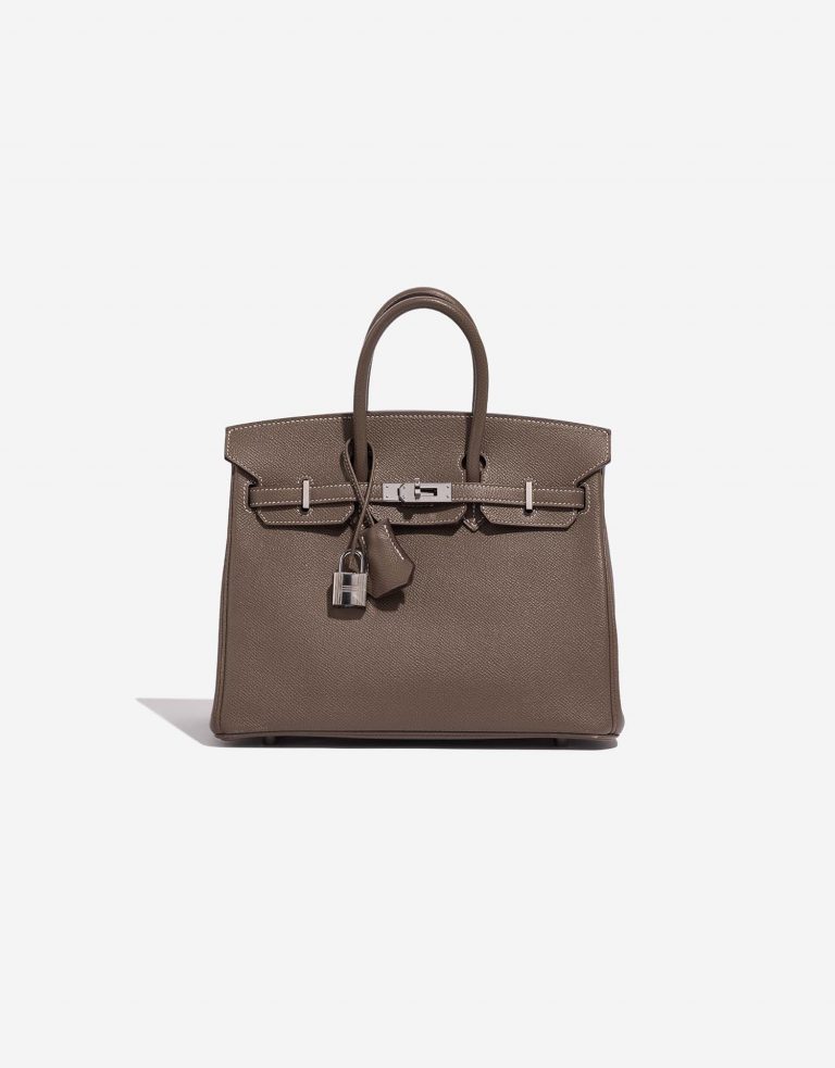 Hermès Birkin 25 Etoupe Front  | Sell your designer bag on Saclab.com