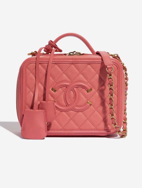 Chanel Vanity Medium Pink Front  | Sell your designer bag on Saclab.com