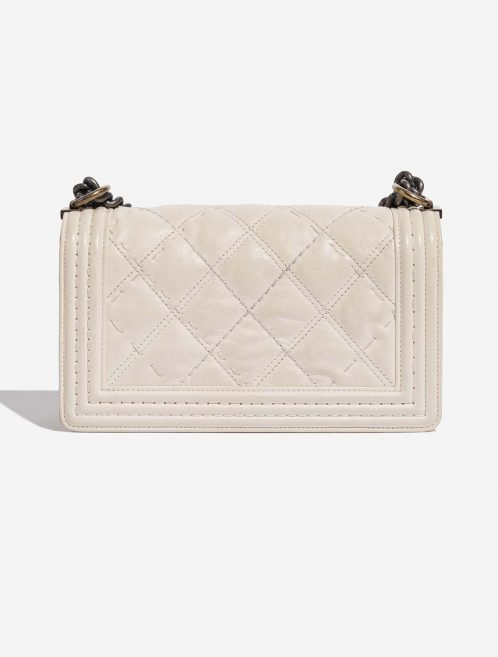 Chanel Boy OldMedium Beige Back  | Sell your designer bag on Saclab.com
