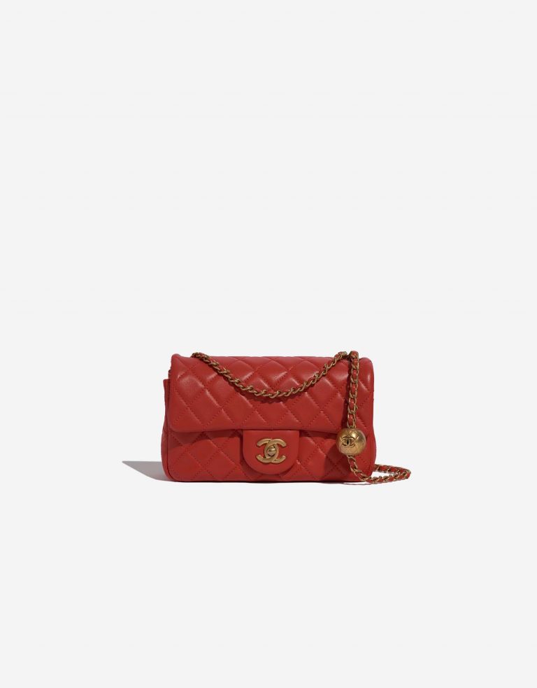 Chanel Timeless MiniRectangular Coral Front  | Sell your designer bag on Saclab.com
