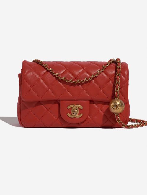Chanel Timeless MiniRectangular Coral Front  | Sell your designer bag on Saclab.com
