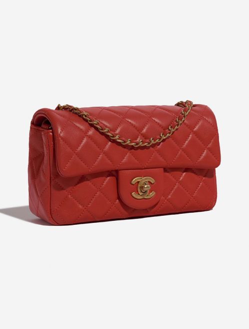 Chanel Timeless MiniRectangular Coral Side Front  | Sell your designer bag on Saclab.com