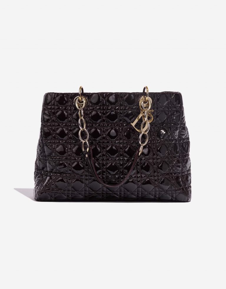 Dior Shopper DarkBurgundy Front  | Sell your designer bag on Saclab.com