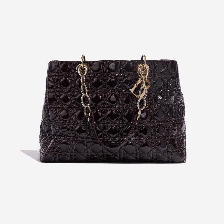 Dior Shopper DarkBurgundy Front  | Sell your designer bag on Saclab.com