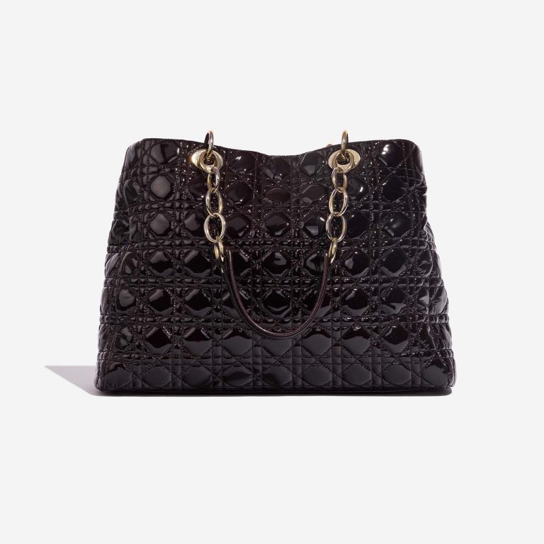 Dior Shopper DarkBurgundy Back  | Sell your designer bag on Saclab.com