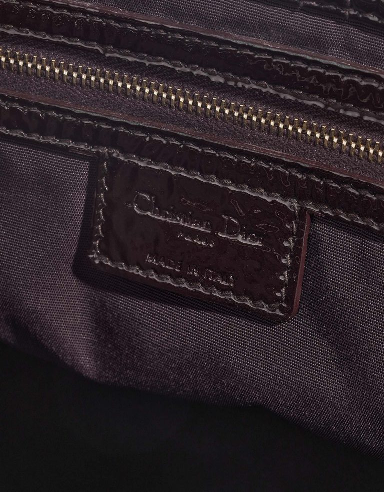 Dior Shopper DarkBurgundy Logo  | Sell your designer bag on Saclab.com