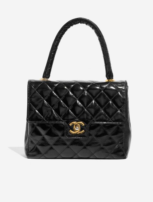 Chanel Timeless MiniSquare Black Front  | Sell your designer bag on Saclab.com