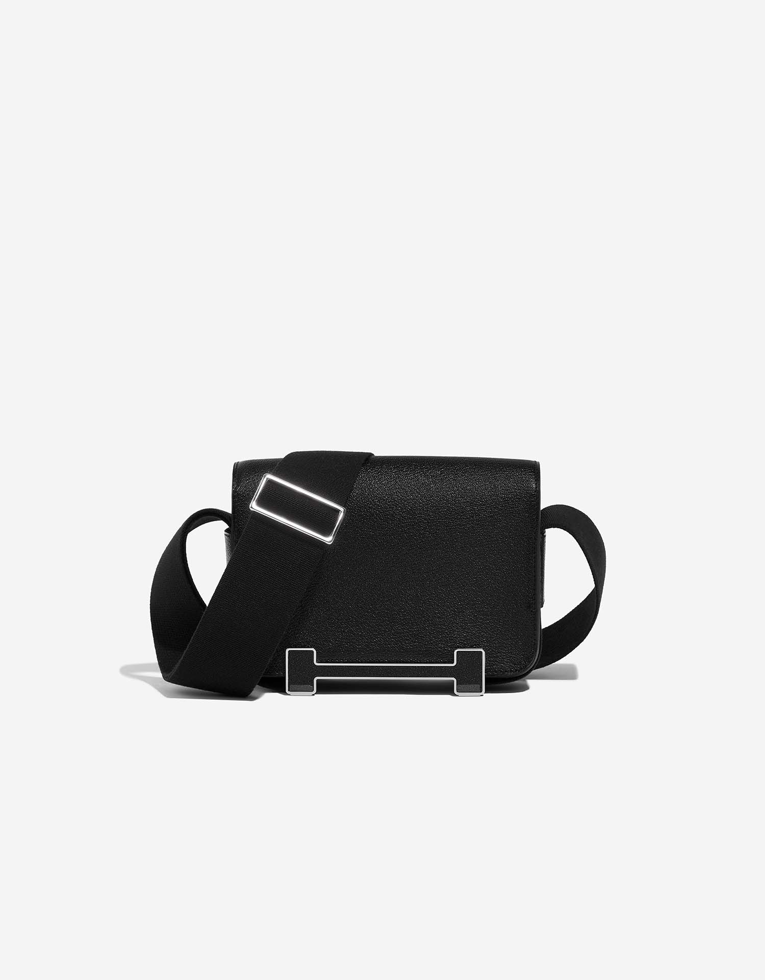 Hermès Geta Chèvre Mysore Black | SACLÀB