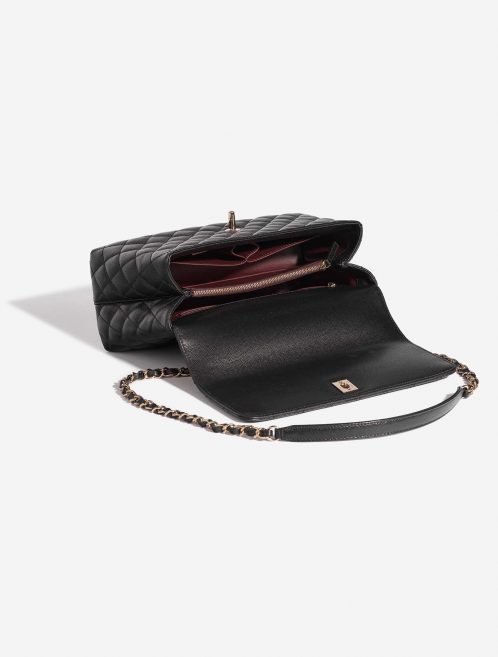 Chanel TimelessHandle Medium Black Inside  | Sell your designer bag on Saclab.com