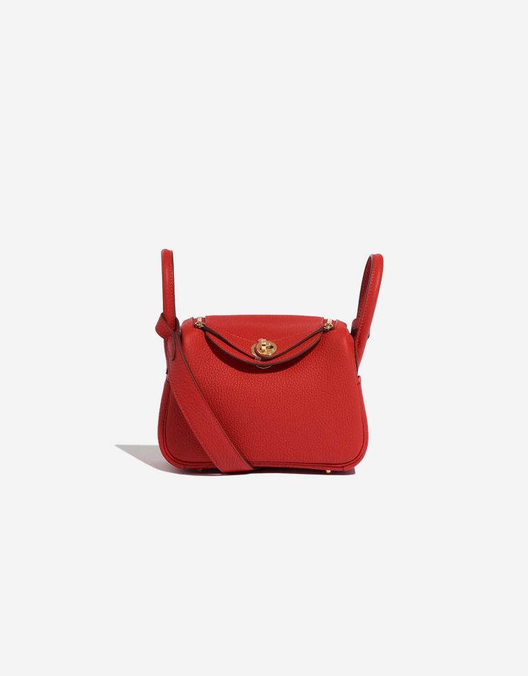 Hermès Lindy 20Mini RougeDeCoeur Front  | Sell your designer bag on Saclab.com