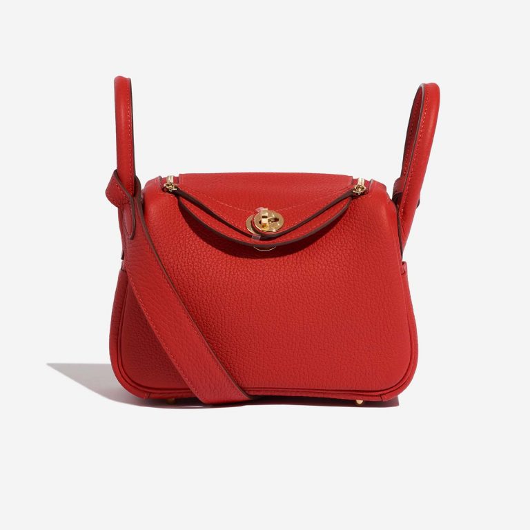 Hermès Lindy 20Mini RougeDeCoeur Front  | Sell your designer bag on Saclab.com