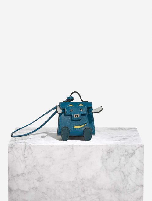 Hermès Kelly Doll Bag Charm Tadelakt Blue Izmir / Jaune Bourgeon /  Blue Brume / Vert Bosphore | Sell your designer bag