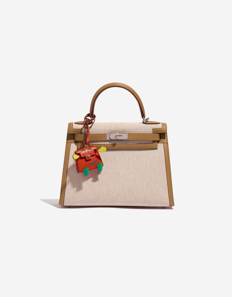 Hermès KellyDollCharm CapucineJaunedenaplesVertvertigoBluezanzibar Front  | Sell your designer bag on Saclab.com