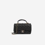 Chanel Timeless MiniRectangular Black Front  | Sell your designer bag on Saclab.com