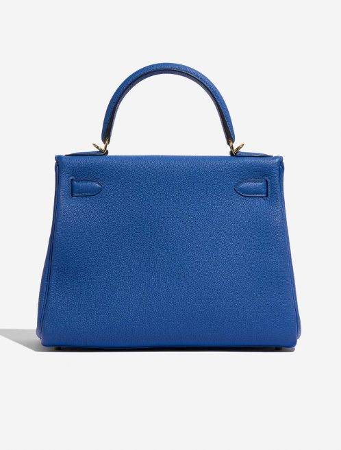 Hermès Kelly 28 BleuDeFrance Back  | Sell your designer bag on Saclab.com