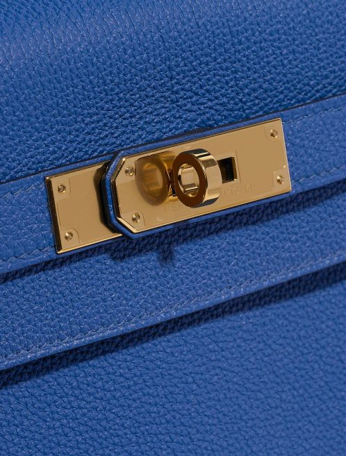 Hermès Kelly 28 BleuDeFrance Closing System  | Sell your designer bag on Saclab.com