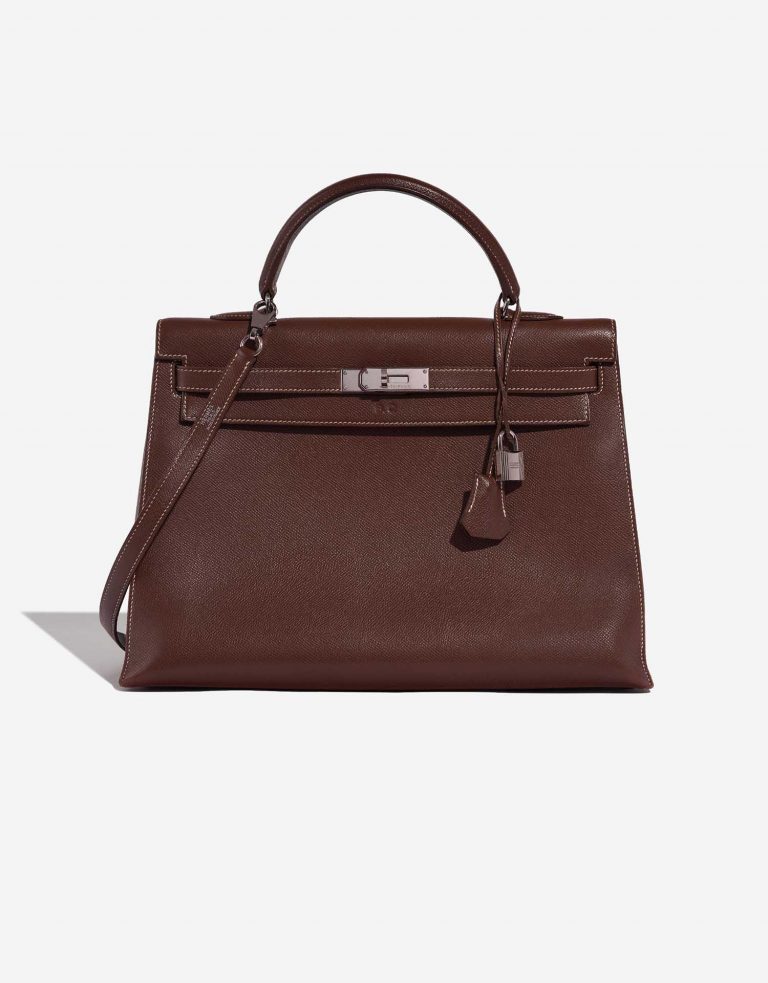 Hermès Kelly 35 Brulee Front  | Sell your designer bag on Saclab.com