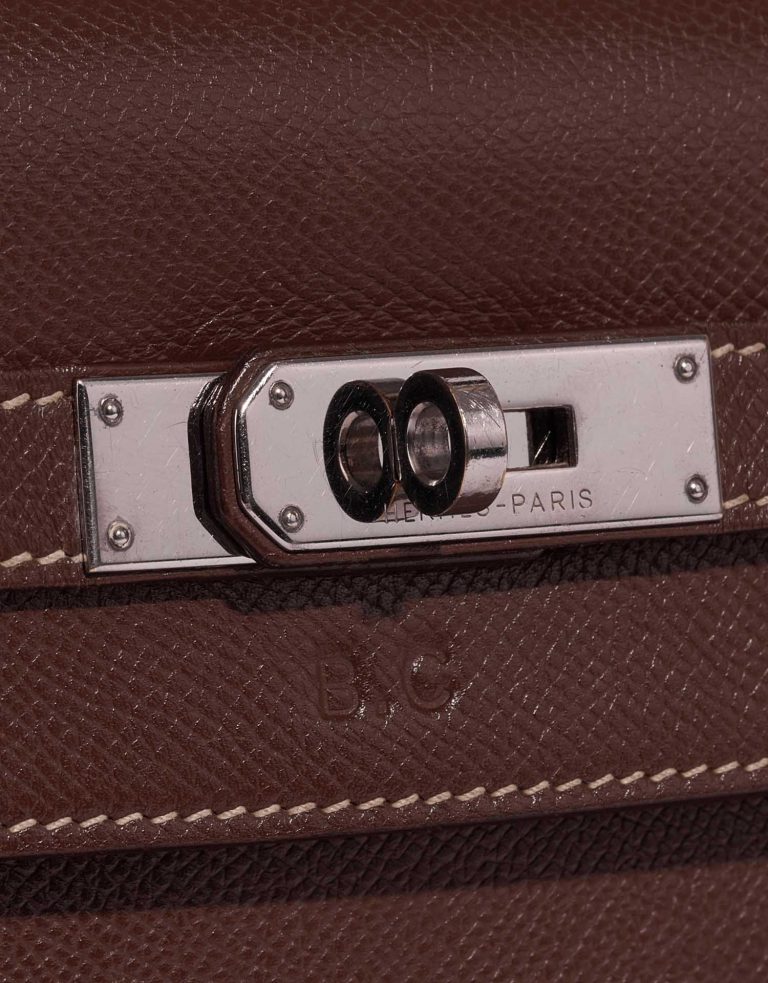 Hermès Kelly 35 Brulee Closing System  | Sell your designer bag on Saclab.com