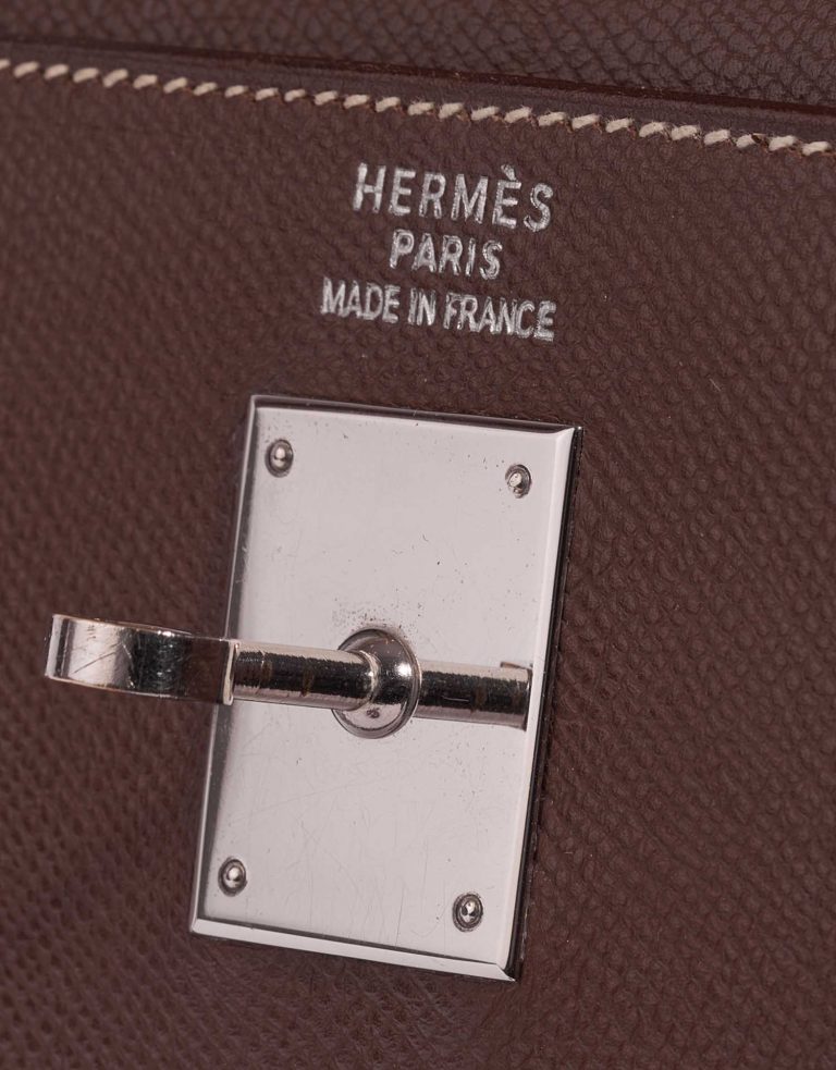 Hermès Kelly 35 Brulee Logo  | Sell your designer bag on Saclab.com