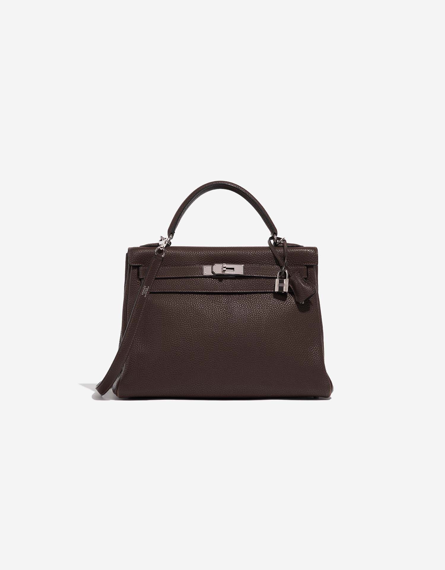 Hermès Kelly 32 Clemence Chocolat | SACLÀB