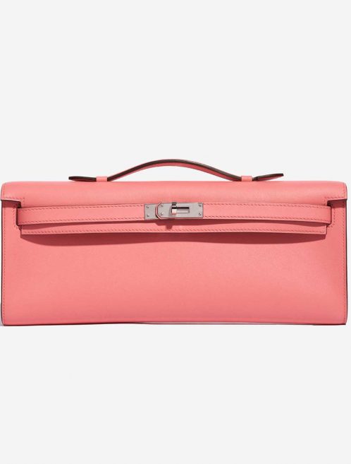Hermès KellyCutClutch RosedEte Front  | Sell your designer bag on Saclab.com