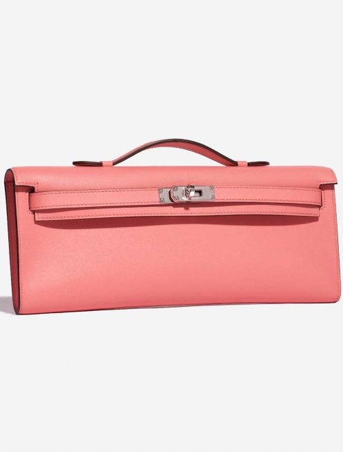 Hermès KellyCutClutch RosedEte Side Front  | Sell your designer bag on Saclab.com