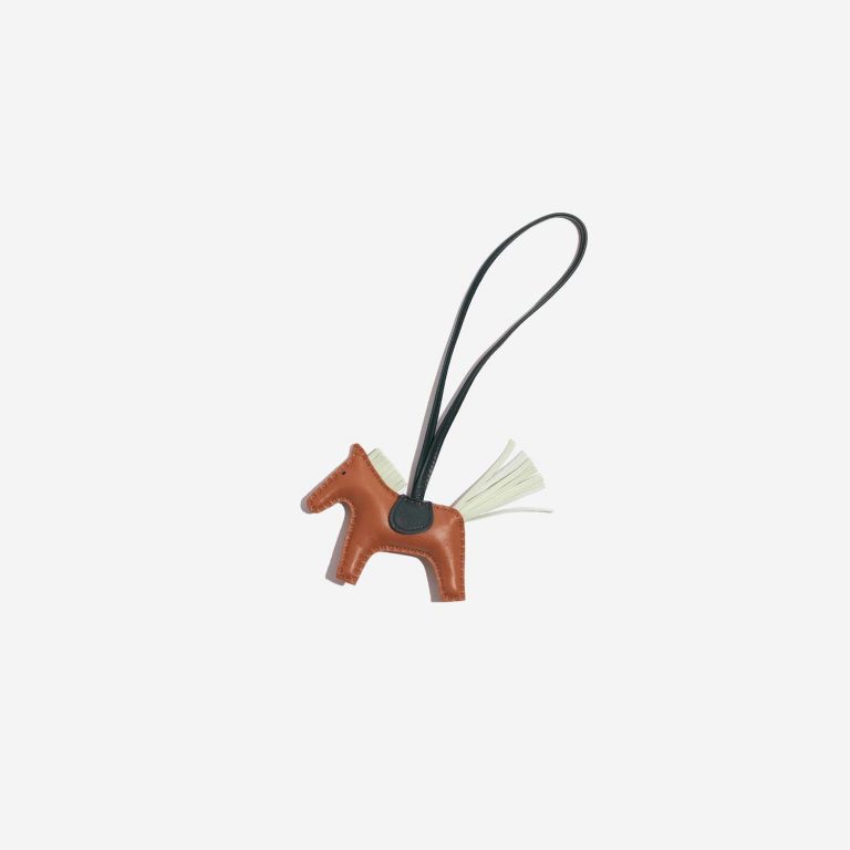 Hermès Rodeo PM Gold-VertCypress-VertAbsinthe Front  | Sell your designer bag on Saclab.com