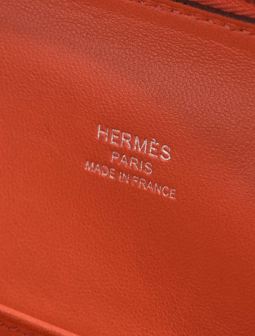 Hermès Bolide 20Mini OrangePoppy Logo  | Sell your designer bag on Saclab.com
