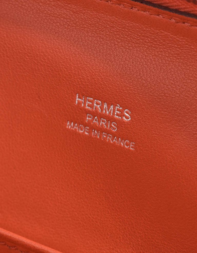 Hermès Bolide 20Mini OrangePoppy Logo  | Sell your designer bag on Saclab.com