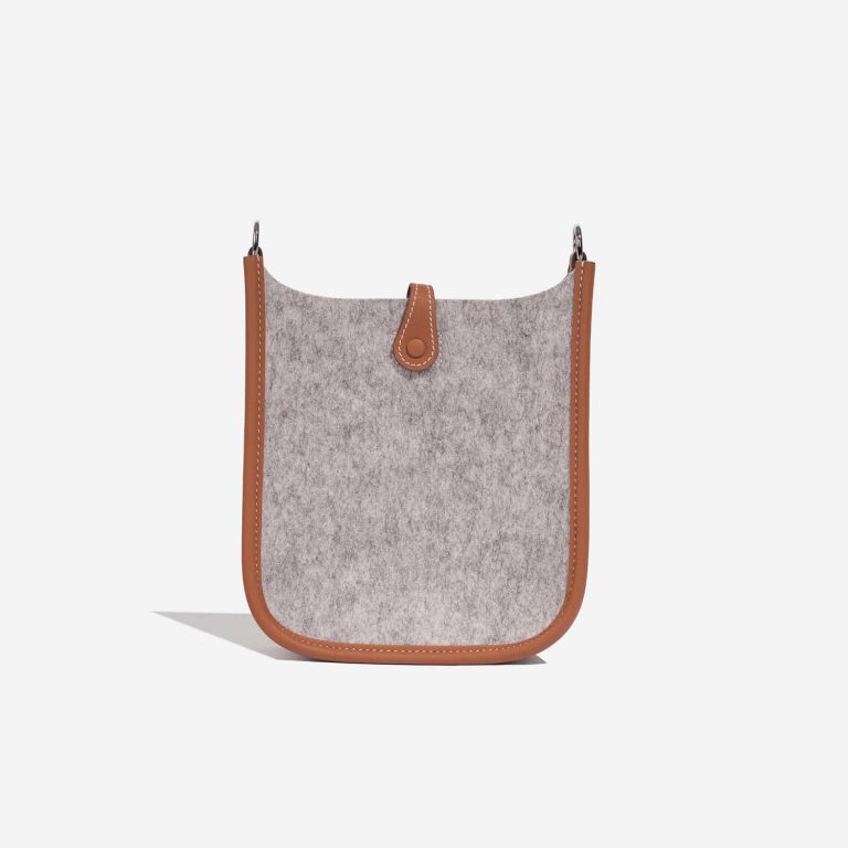 Hermès Evelyne 16 GrisClair-Gold Back  | Sell your designer bag on Saclab.com